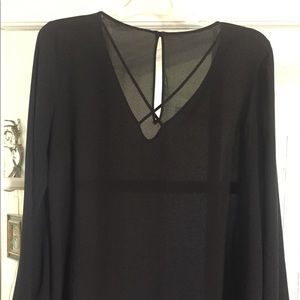 Lush black blouse, medium